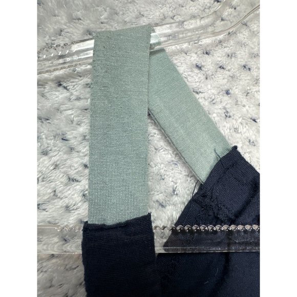 Xhilaration Tank Top Womens XS Flowers Flowy Polyester Blend Blue Red Solid Back - Picture 6 of 10